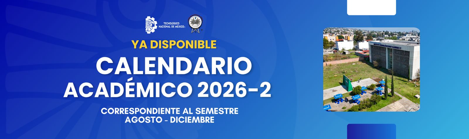 Calendario Escolar Ago-Dic 2026